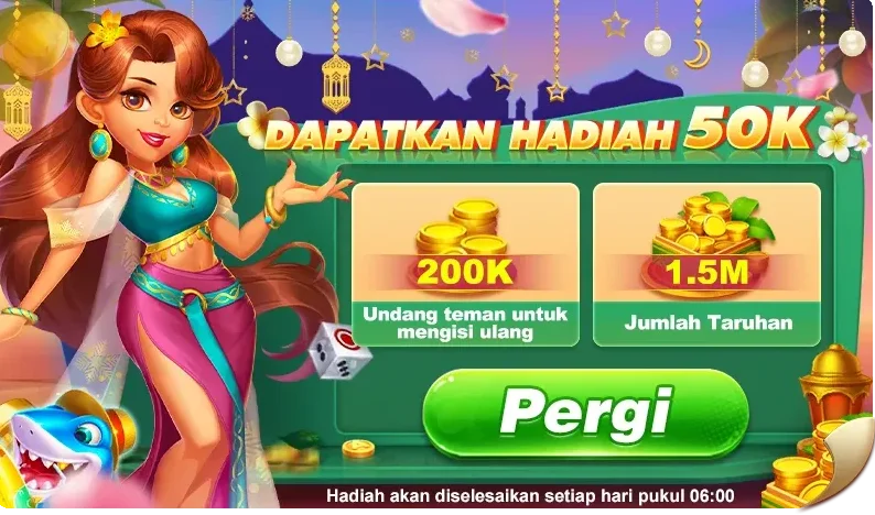 Dapatkan Hadiah 50K - Undang Teman & Jumlah Taruhan
